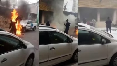 Pergamino: después de ser denunciado por amenazas, un hombre se prendió fuego