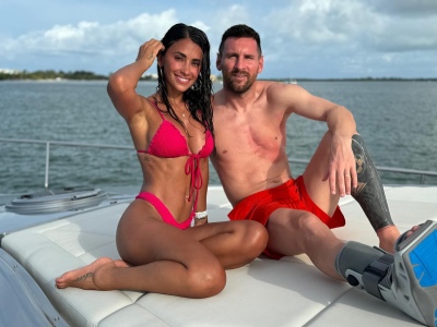 La foto de Anto y Leo Messi en Miami que dejó a todos en shock