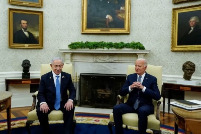 Biden recibió a Netanyahu en la Casa Blanca para pactar un cese del fuego