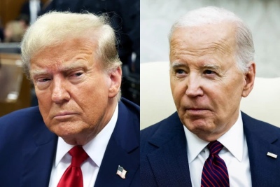 Trump asegura que Biden se va a bajar de la campaña