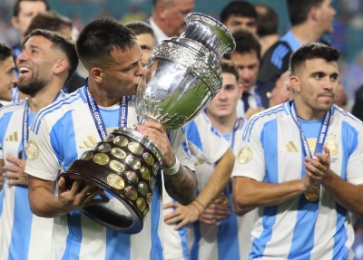 La Selección Argentina llega a Buenos Aires