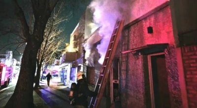 Falleció una mujer de 99 años en un incendio en Villa Urquiza