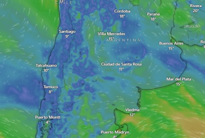 Clima extremo en el país: frío en el sur y calor en el norte