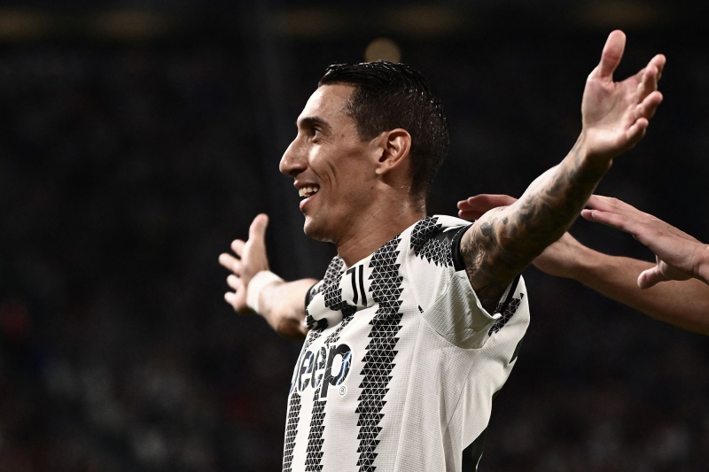 Ángel Di María (festejo de su primer gol en Juventus)