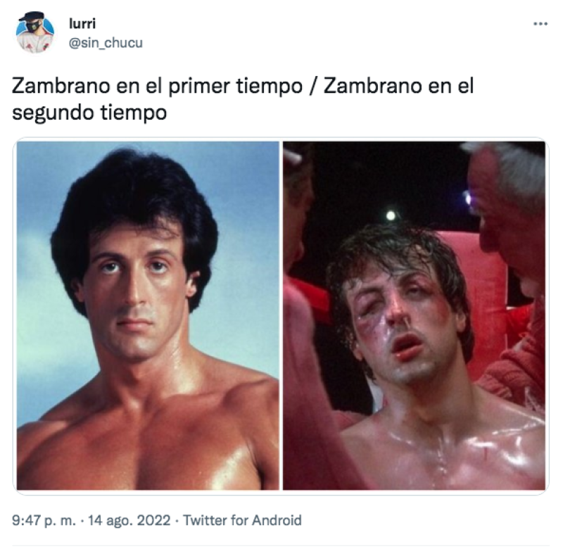 Los memes que dejó la pelea entre Zambrano y Benedetto