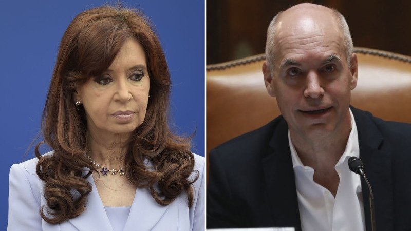 Cristina y Larreta se bardearon en Twitter