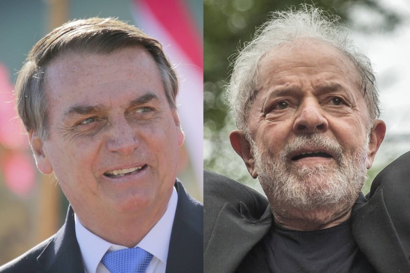 Jair Bolsonaro y Lula da Silva, candidatos a Presidente de Brasil