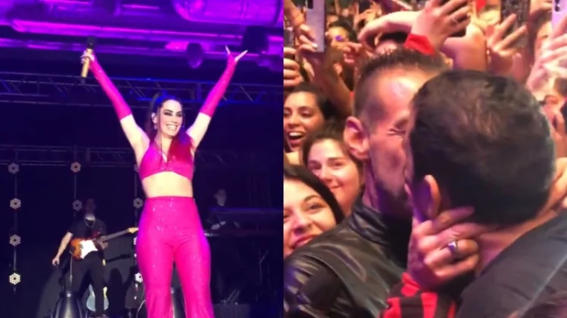 Le propuso casamiento en un show de Lali