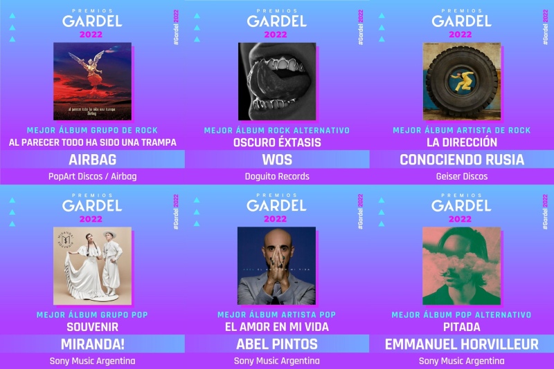 Resumen de los Premios Gardel 2022