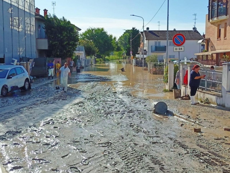 Italia bajo el agua