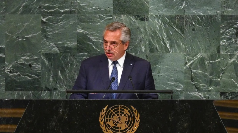 Alberto Fernández dio un discurso en la Asamblea General de la ONU