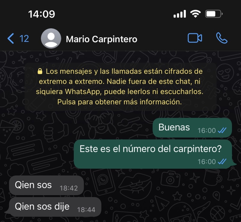 El carpintero más perseguido