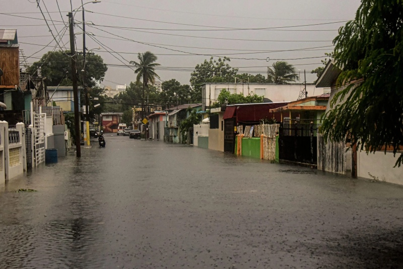 Inundaciones tras el Huracán Fiona en Puerto Rico