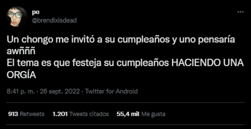 El tweet