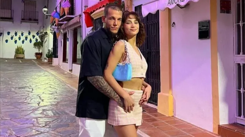 Alex Caniggia y Melody Luz se tatuaron la misma frase