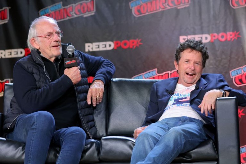 El reencuentro de Michael J. Fox y Christopher Lloyd, actores de 'Volver al futuro'