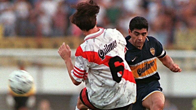 A 25 años del último partido de Diego: fue victoria 2-1 para Boca vs River