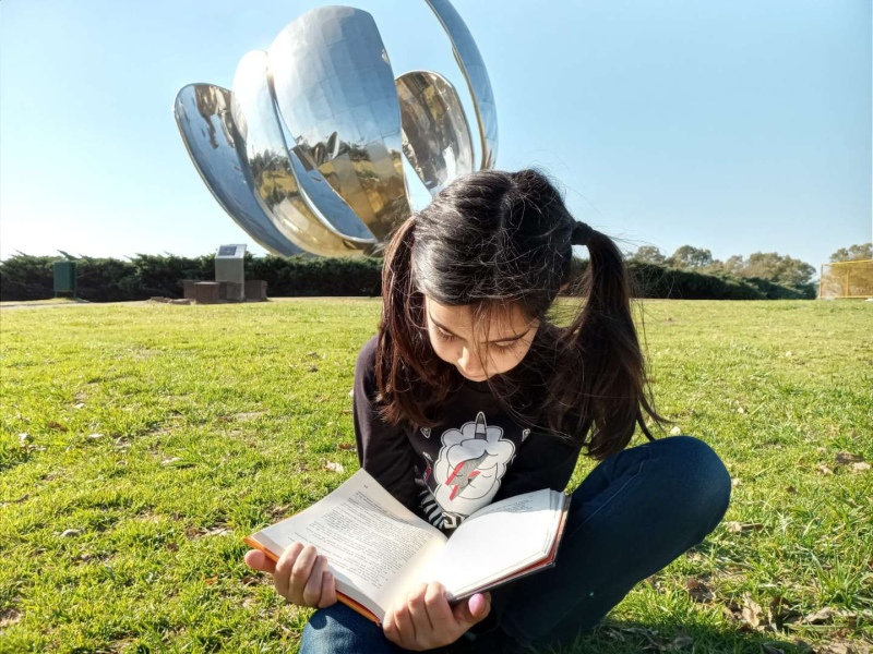 Emma Jerez Leonardis vive en Quilmes y desde su casa sube videos sobre el idioma