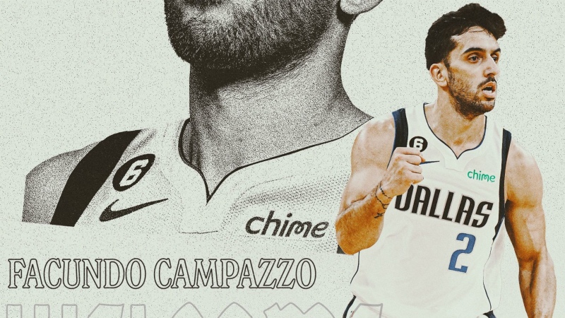 Campazzo fue presentado en los Dallas Mavericks