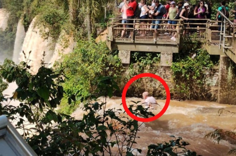 Encontraron el cuerpo del turista desaparecido en Cataratas