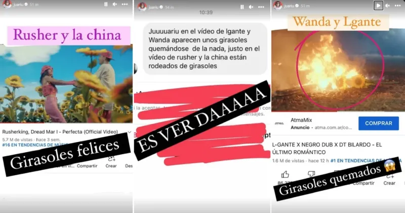 El palito del video de L-Gante para Rusherking y la China