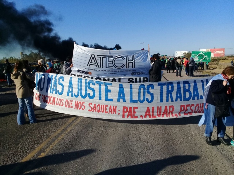 48 horas de paro docente en Chubut