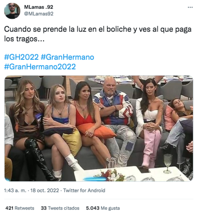 Los memes que dejó la primera semana de Gran Hermano