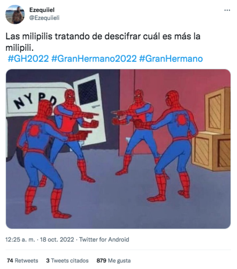 Los memes que dejó la primera semana de Gran Hermano