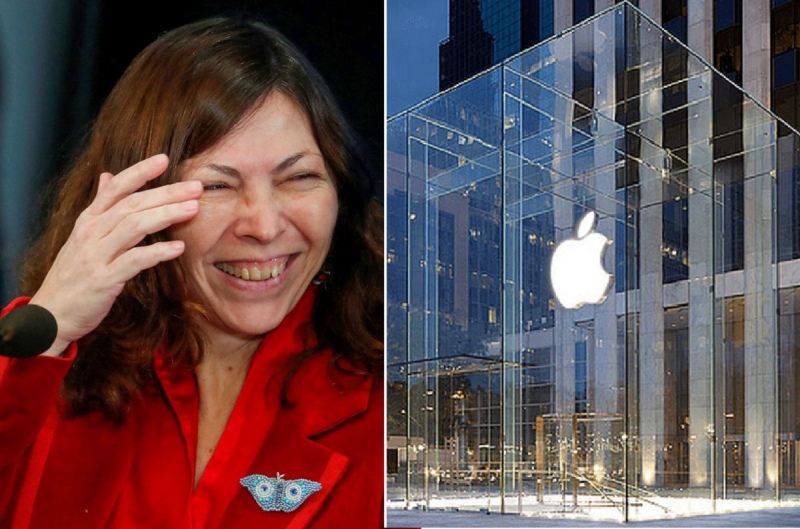 Silvina Batakis fue vista en un Apple de Nueva York y se volvió viral 