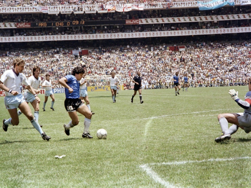 Las mejores jugadas de Maradona en Mundiales