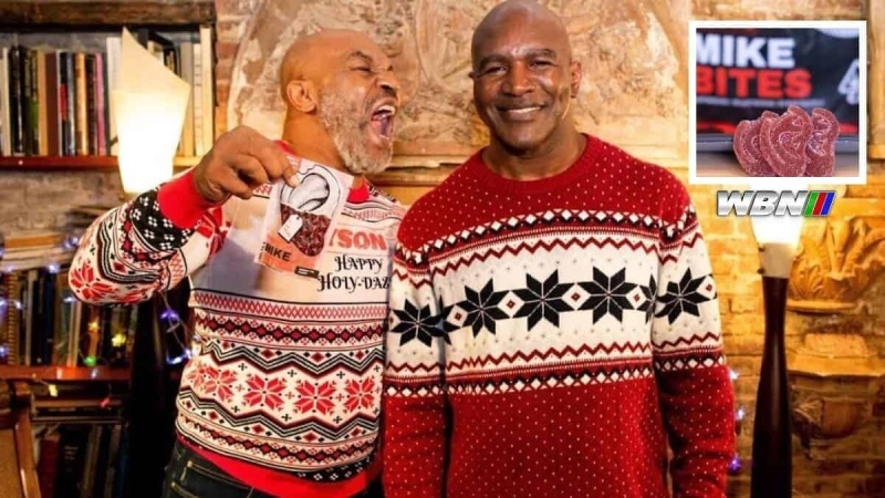 Tyson y Holyfield lanzaron unas gomitas de marihuana con forma de orejas