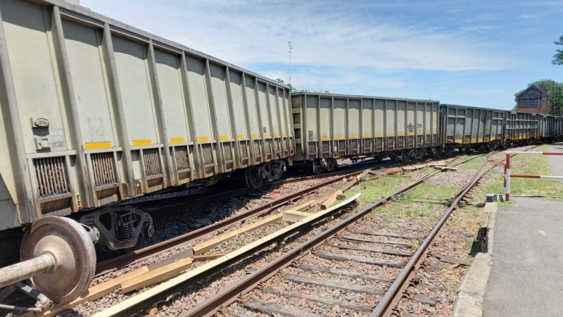 Descarriló una formación del tren Sarmiento