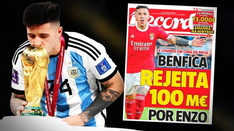 ”Benfica rechazó 100 millones de euros por Enzo”