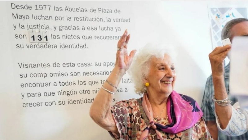 ”Muchachos” versión Abuelas de Plaza de Mayo