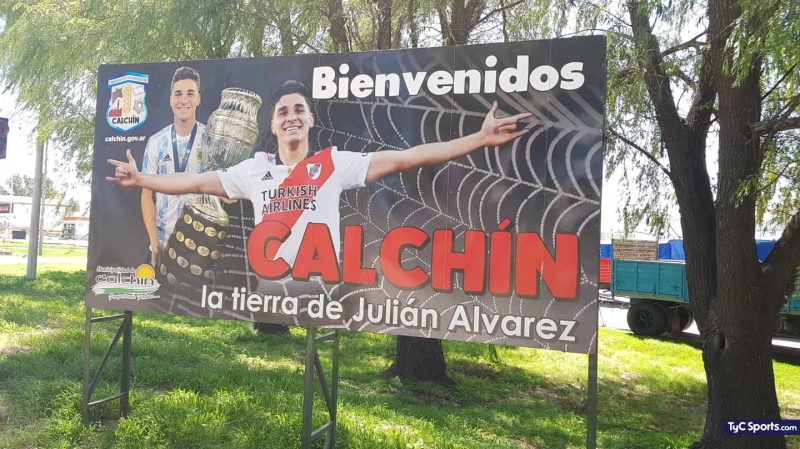 La cancha de Club Atlético Calchín se llamará Julián Álvarez