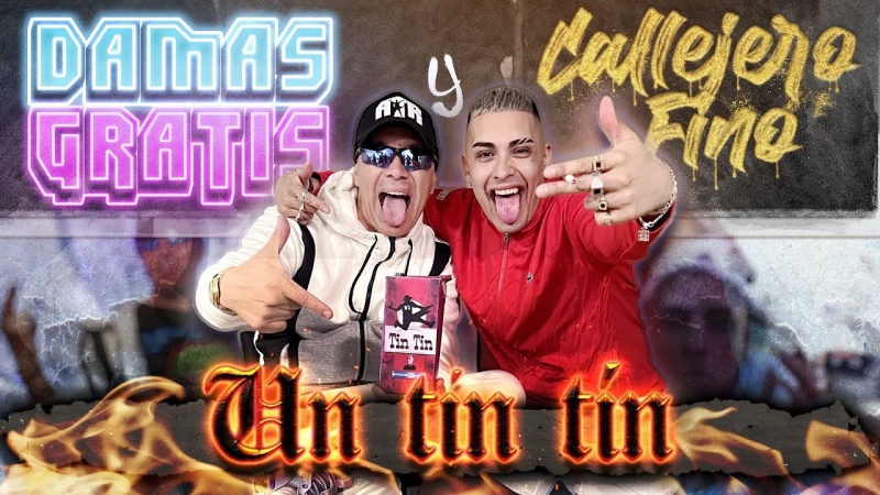 Damas Gratis presentó “Un tin tin” junto a Callejero Fino!