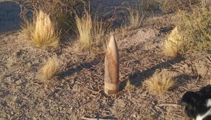 Encontraron una bomba en Chubut