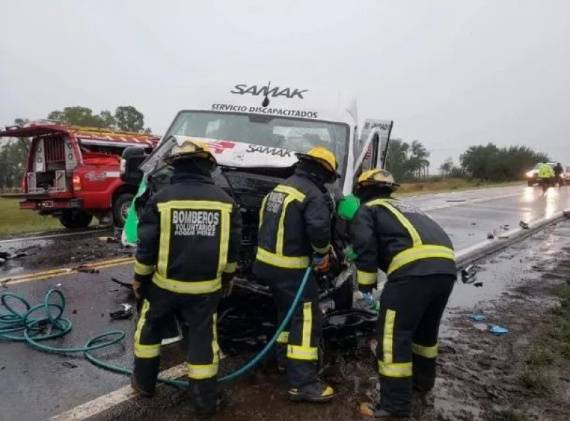 Choque fatal en Roque Pérez