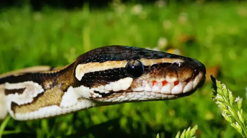 Una mujer quiso llevar una serpiente en un avión