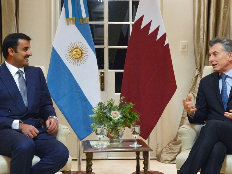 El emir de Qatar y Mauricio Macri se reunirán hoy en la Patagonia