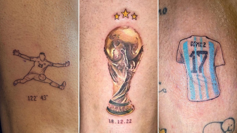 Los tatuajes del Papu Gómez