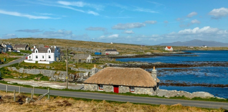 Recién ahora llegó al año nuevo a una isla escocesa