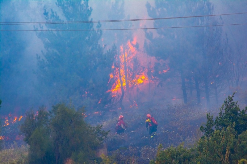 La Resistencia Ancestral Mapuche se adjudicó el incendio en El Hoyo