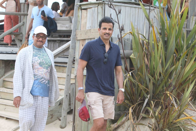 El emir de Qatar, en las playas de Punta del Este