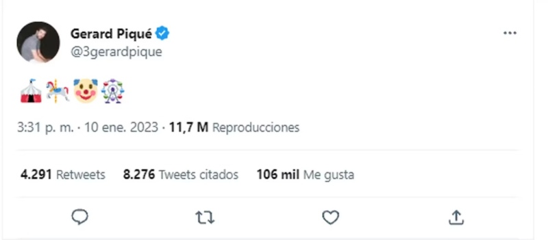 El mensaje de Gerard Piqué antes de la Mussic Session de Shakira con Bizarrap