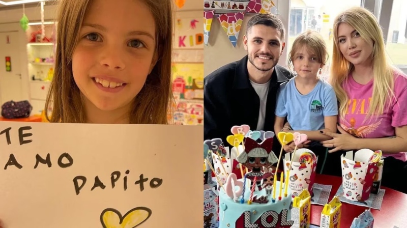 Aseguran que Icardi le pidió a Wanda Nara la tenencia compartida de sus hijas