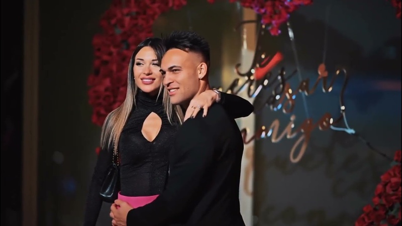 Lautaro Martínez le propuso casamiento a su novia