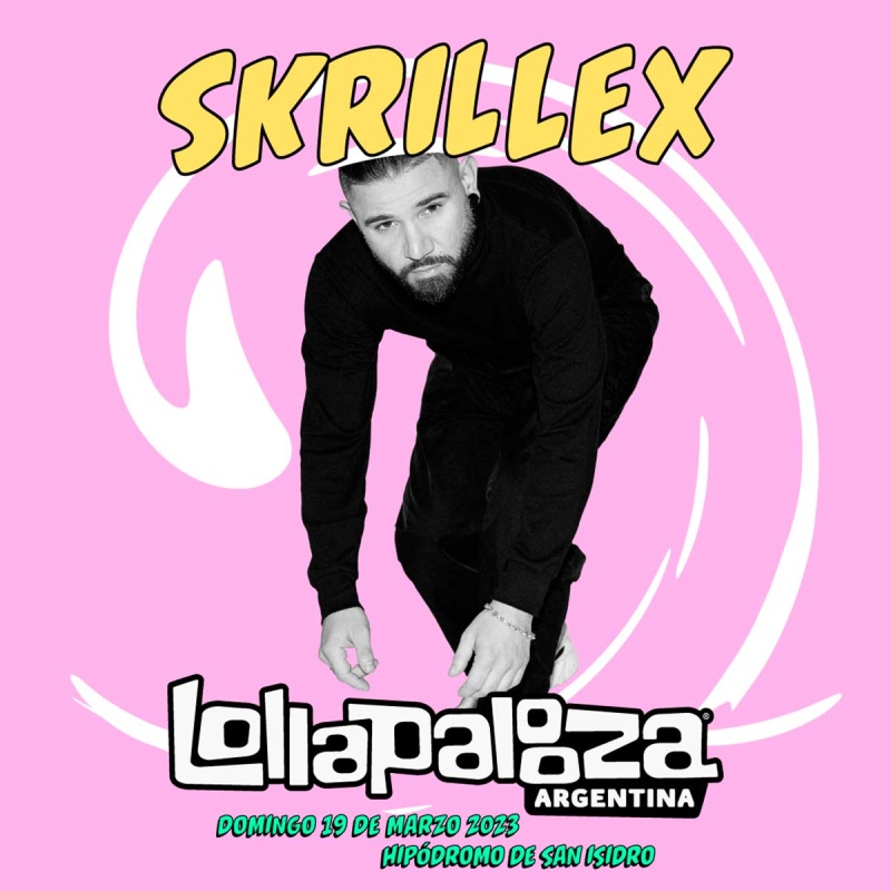 Skrillex se suma al Lollapalooza Argentina 2023!