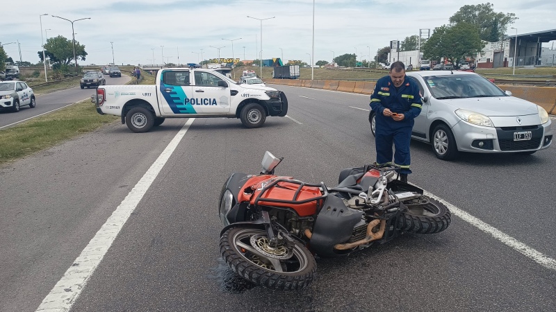 Choque fatal en Panamericana: un motociclista murió tras ser atropellado