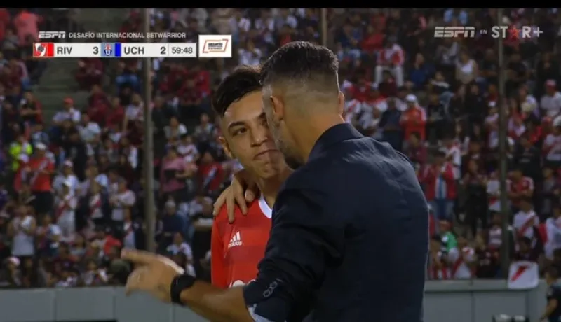 Debutó Matías Gallardo, el hijo del Muñeco, en la Primera de River